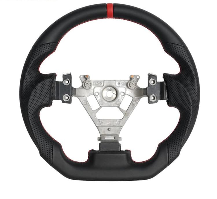 350z carbon fiber led steering_Leather