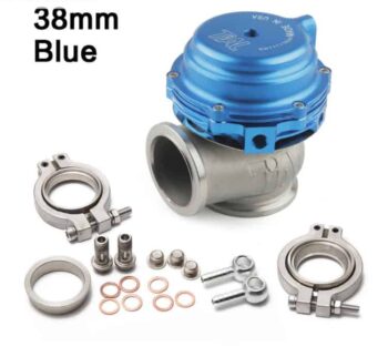 Flanged turbo waste gate_blue